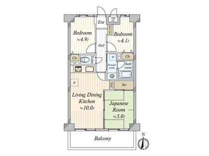 ライオンズガーデン津田沼 間取図(平面図)