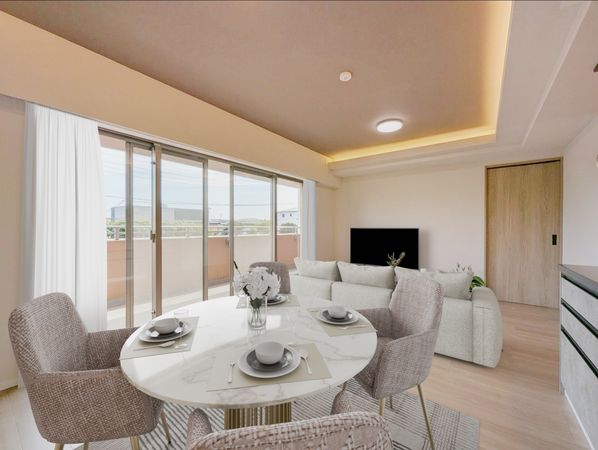 パークグランディエデナブライトコート リビング