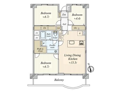 菊田ハイツ 間取図(平面図)