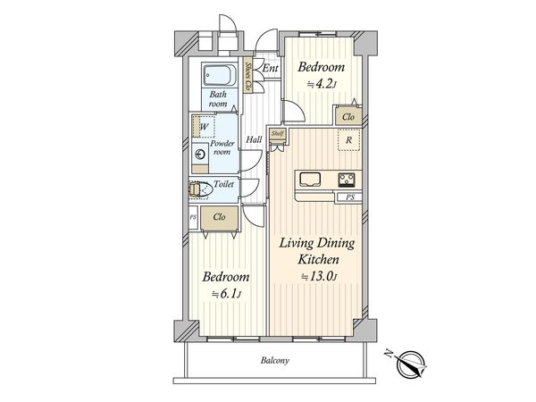 津田沼10番街ビル 間取図(平面図)