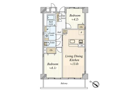 津田沼10番街ビル 間取図(平面図)