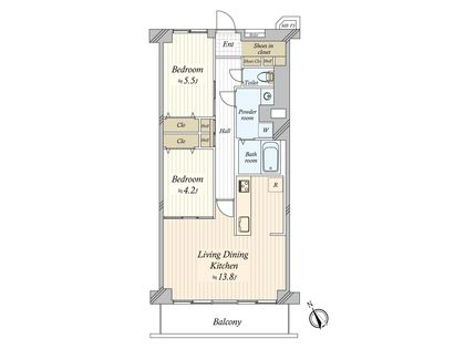 マープル津田沼スカイハイツ C棟 間取図(平面図)