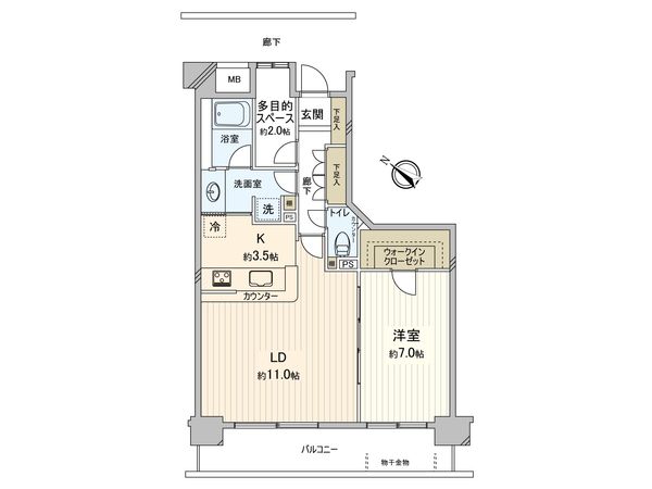 津田沼東パーク・ホームズ2番館 間取図(平面図) 間取図(平面図)