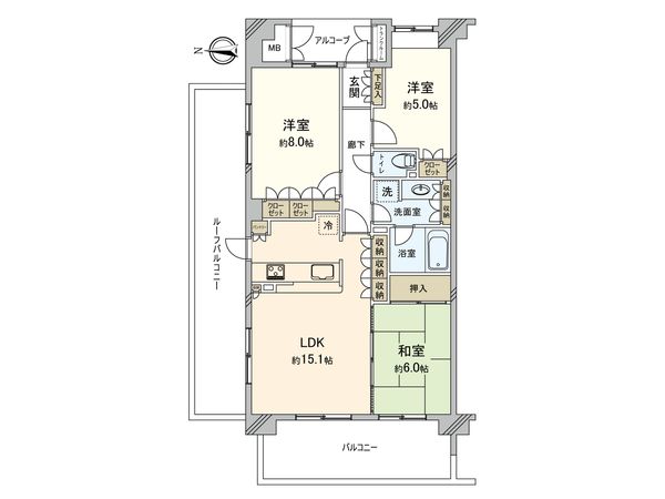 ハートフィールズ薬園台ハイライズ 間取図(平面図) 間取図(平面図)