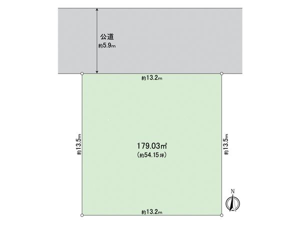 日吉台2丁目土地 区画図 日吉台2丁目土地 区画図