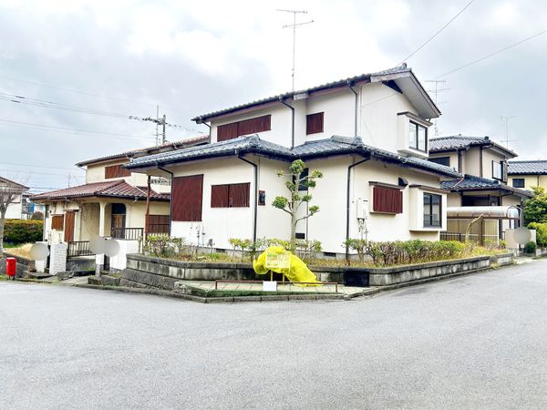 安食台3丁目土地 前面道路含む外観