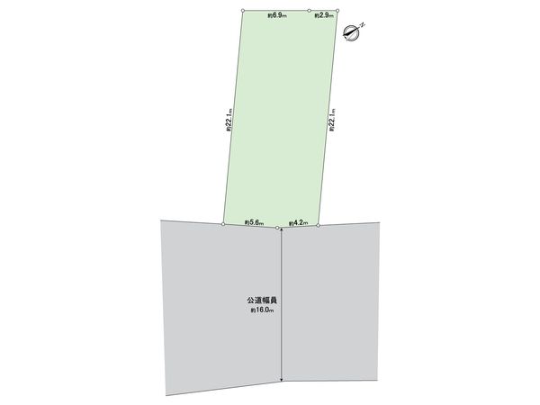 安食台2丁目土地 区画図 安食台2丁目土地 区画図