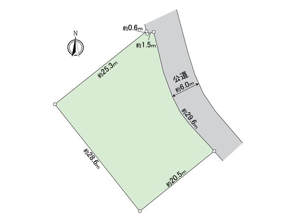 久住中央3丁目土地 区画図