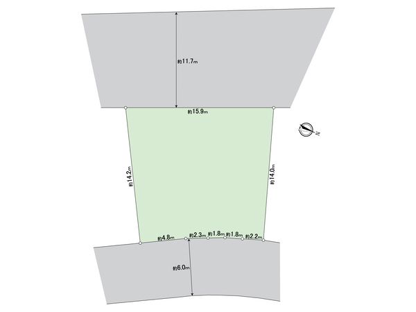 中台2丁目土地 区画図