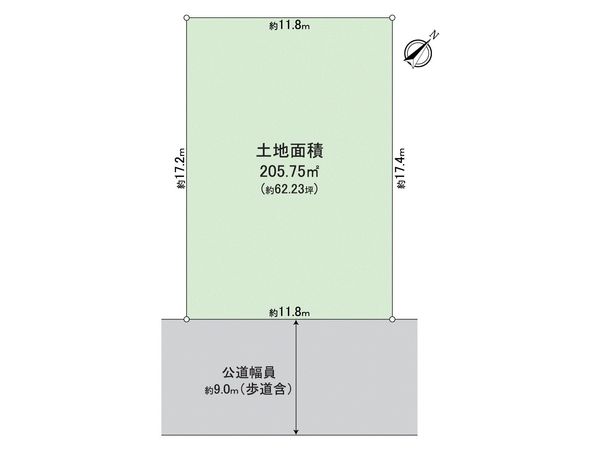 公津の杜5丁目土地 区画図