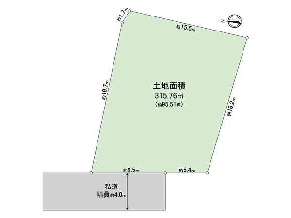 宗吾2丁目土地 区画図 区画図