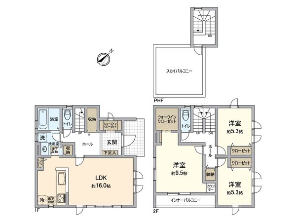 七栄戸建 間取図(平面図) 七栄戸建 間取図(平面図)