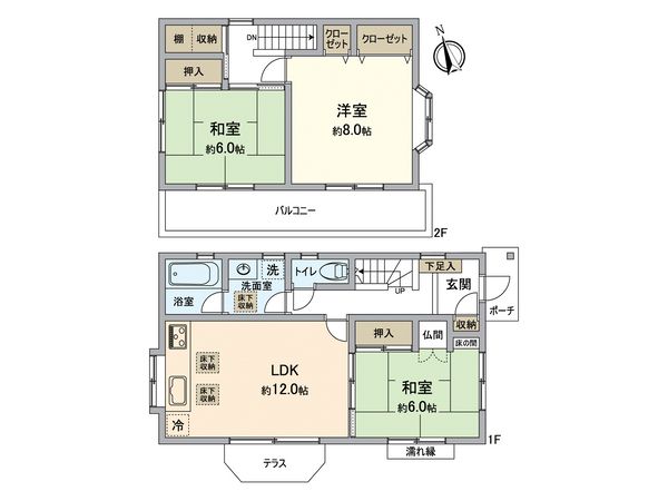 山崎 戸建 間取図(平面図) 間取図(平面図)