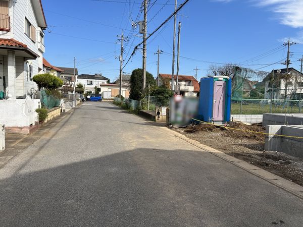 七栄第3期新築戸建 前面道路含む外観 前面道路含む外観