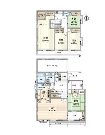 白銀2丁目戸建 間取図(平面図)