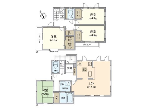 並木町戸建 間取図(平面図) 並木町戸建 間取図(平面図)