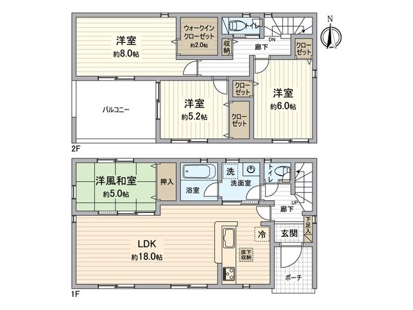 富里市日吉台 第10 新築戸建 間取図