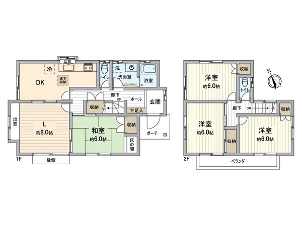 宮前2丁目戸建 間取図(平面図)