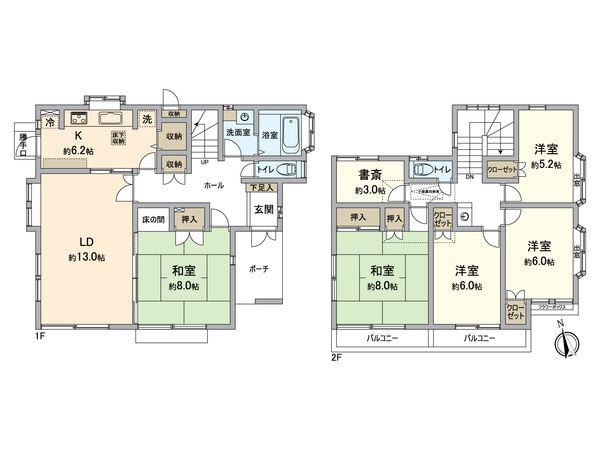 白銀4丁目戸建 間取図(平面図)