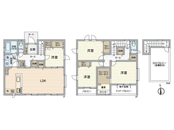 並木町戸建 間取図(平面図)