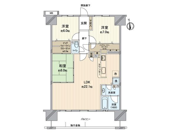 レイディアントシティ印西牧の原 アクア・ヴィラ 間取図(平面図)