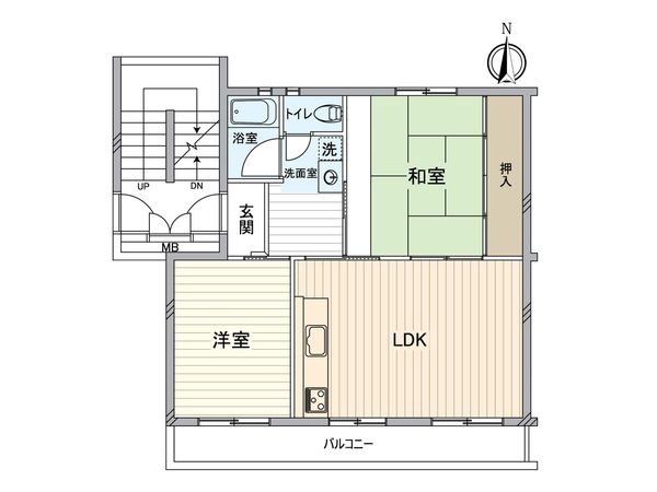 成田第1分譲住宅 間取図(平面図) 成田第1分譲住宅 間取図(平面図)