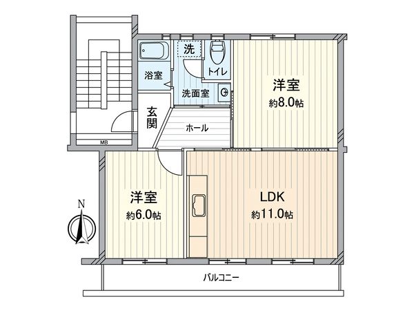 加良部中央住宅 間取図(平面図) 加良部中央住宅 間取図(平面図)