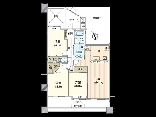 ダイアパレスさくらグランドキャッスル 間取図(平面図) ダイアパレスさくらグランドキャッスル 間取図(平面図)