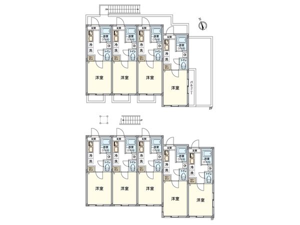 Apartment Narita Ⅰ 間取図(平面図) 間取図(平面図)