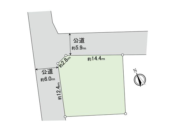 真砂五丁目土地 区画図 真砂五丁目土地 区画図