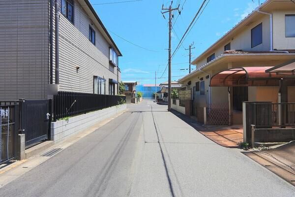 真砂5丁目 古家付土地 前面道路含む外観 真砂5丁目 古家付土地 前面道路含む外観