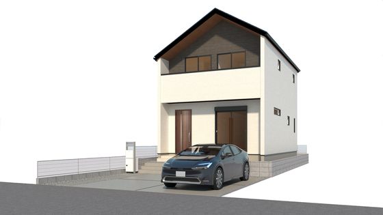 磯辺3丁目新築戸建1号棟 外観パース図