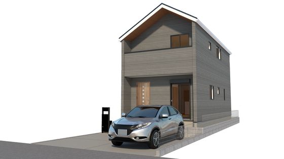 磯辺3丁目新築戸建 外観パース図