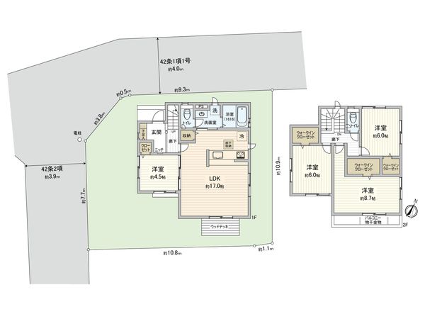 南花園1丁目戸建 間取図(平面図)