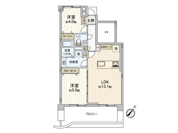 コスモハイム蘇我 間取図(平面図) コスモハイム蘇我 間取図(平面図)