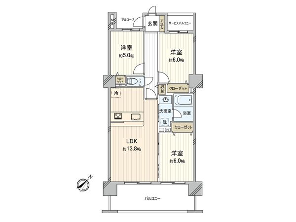 ベイマークスクエア プラザコート 間取図(平面図) ベイマークスクエア プラザコート 間取図(平面図)