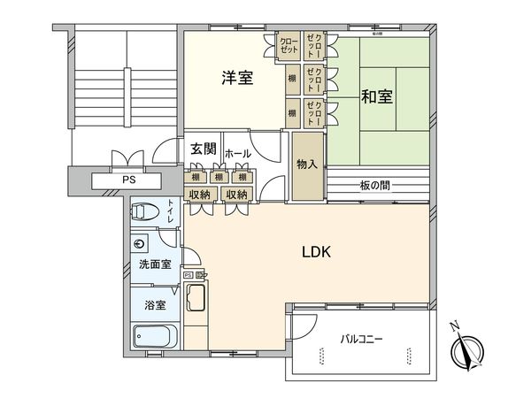 稲毛パイロットホーム 間取図(平面図)