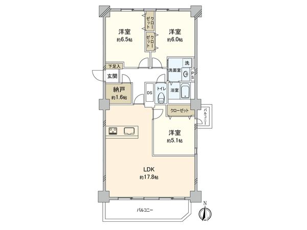 検見川パークマンション 間取図(平面図) 検見川パークマンション 間取図(平面図)