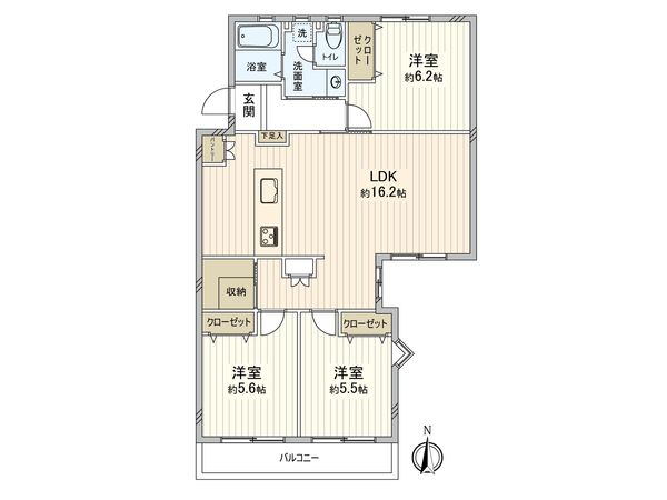 高洲二丁目住宅 間取図(平面図) 高洲二丁目住宅 間取図(平面図)