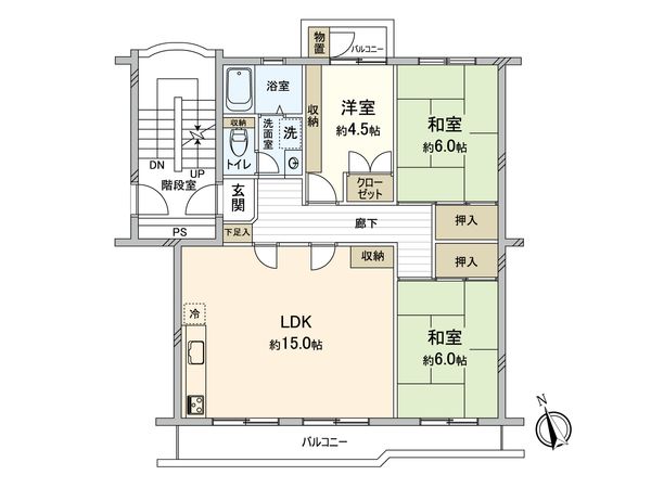 パイロットハウス検見川 間取図(平面図) 間取図(平面図)