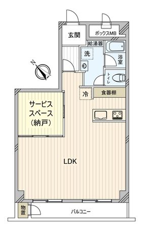 東建検見川マンション 間取図(平面図)