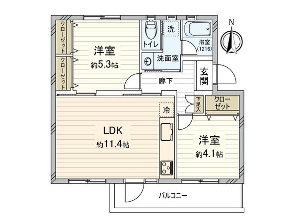真砂一丁目団地 間取図(平面図)