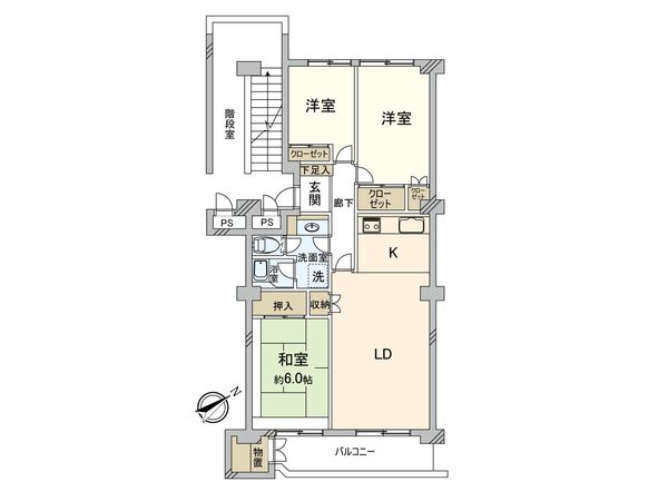 東急海浜ビレツヂ 間取図(平面図)