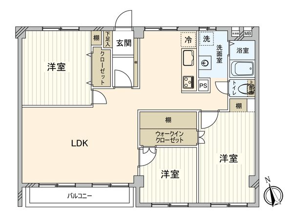 検見川ラインハイム 間取図(平面図) 検見川ラインハイム 間取図(平面図)