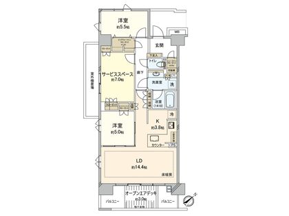 間取図(平面図)