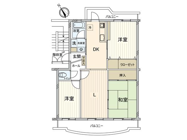 サニーホームズ検見川 間取図(平面図) サニーホームズ検見川 間取図(平面図)