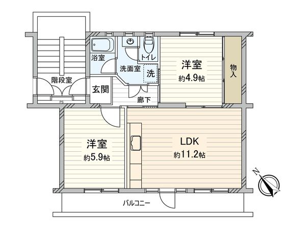磯辺第一住宅団地 間取図(平面図) 磯辺第一住宅団地 間取図(平面図)