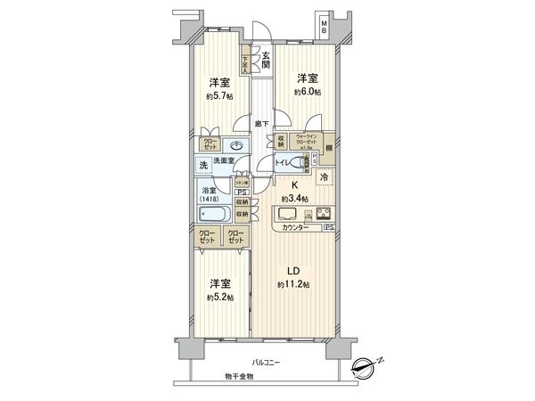 間取図(平面図)