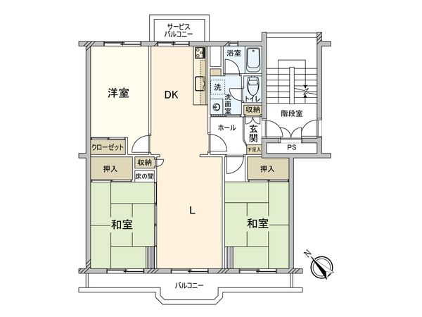 磯辺ガーデンハイツ 間取図(平面図) 磯辺ガーデンハイツ 間取図(平面図)