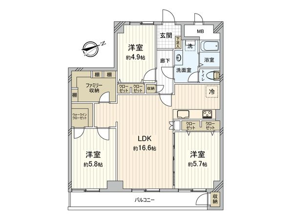 東建検見川マンション 間取図(平面図) 東建検見川マンション 間取図(平面図)